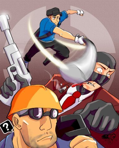 Team Fortress 2 - Фанарт - рисунки